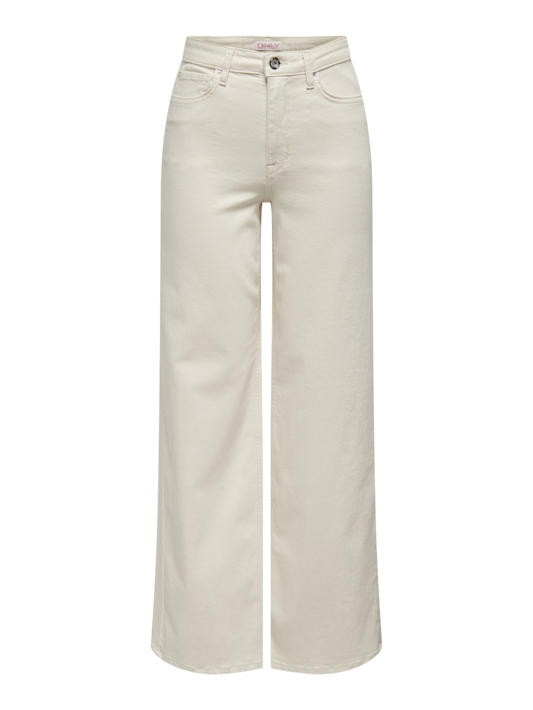Onlmadison Blush Hw Wide Dnm Cro No - Ecru