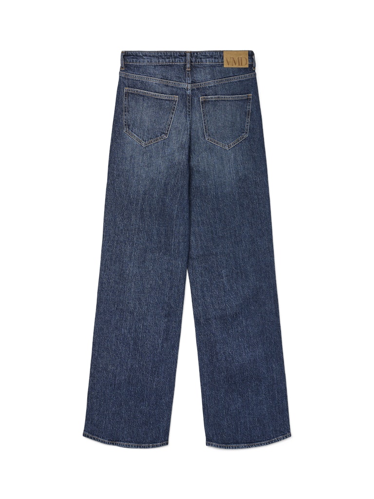 Vmtessa Hr Wide Jeans Ra393 Ga - Blue Denim