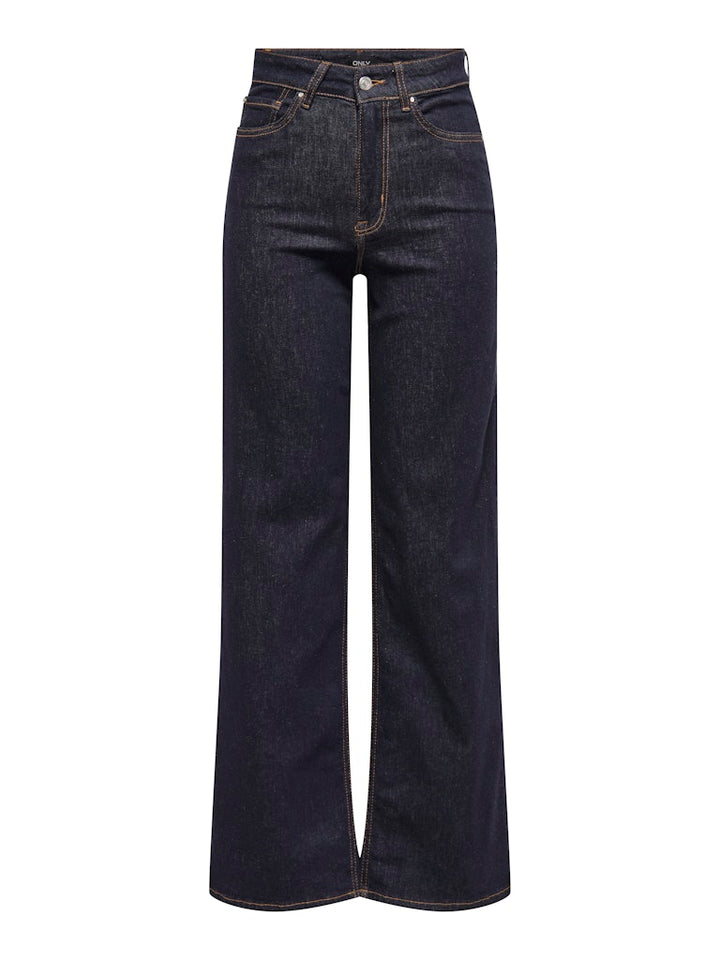 Onlmadison Blush Hw Wide Dnm Rea024 Noos - Blue Denim