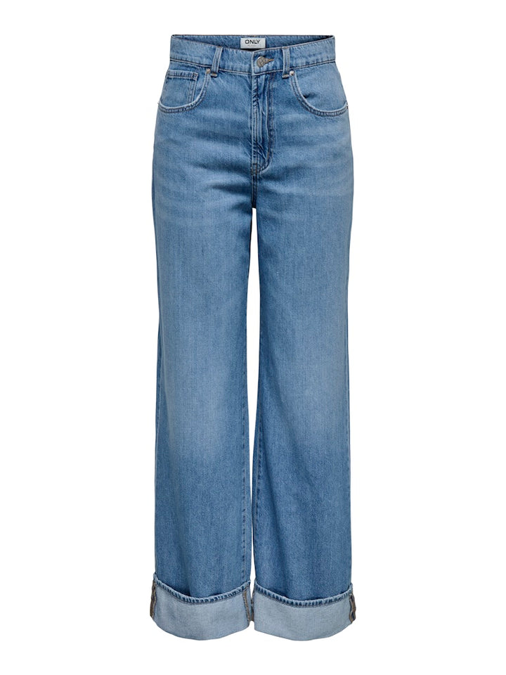 Onlhope Ex Hw Wide Fold Up Dnm Pim - Blue Denim