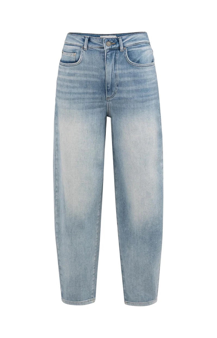 High-waist Jeans - Blue Denim