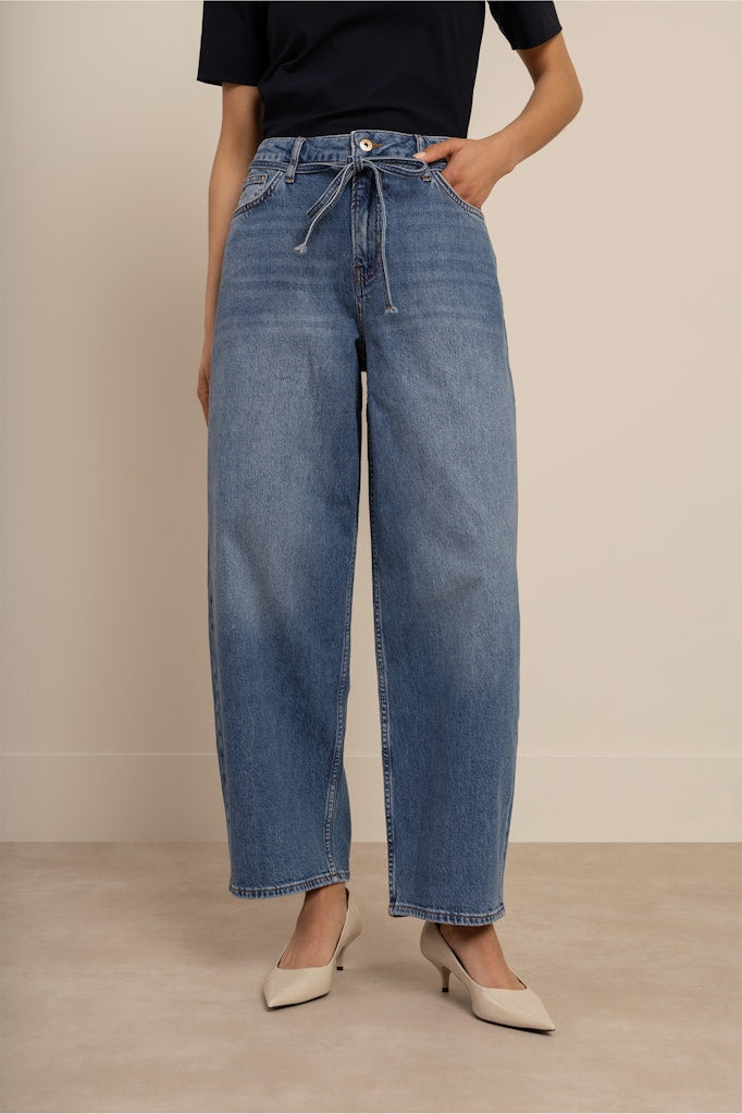 Babet Denim Trousers - Blue Denim