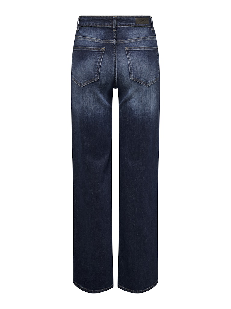 Onlmadison Blush Hw Wide Dnm Rea081 - Blue Denim