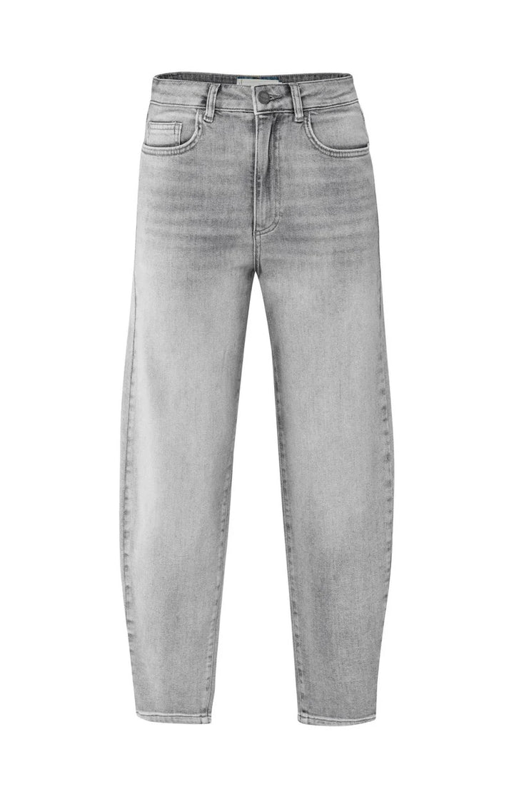 Loose Fit Hw Denim - Grey Denim