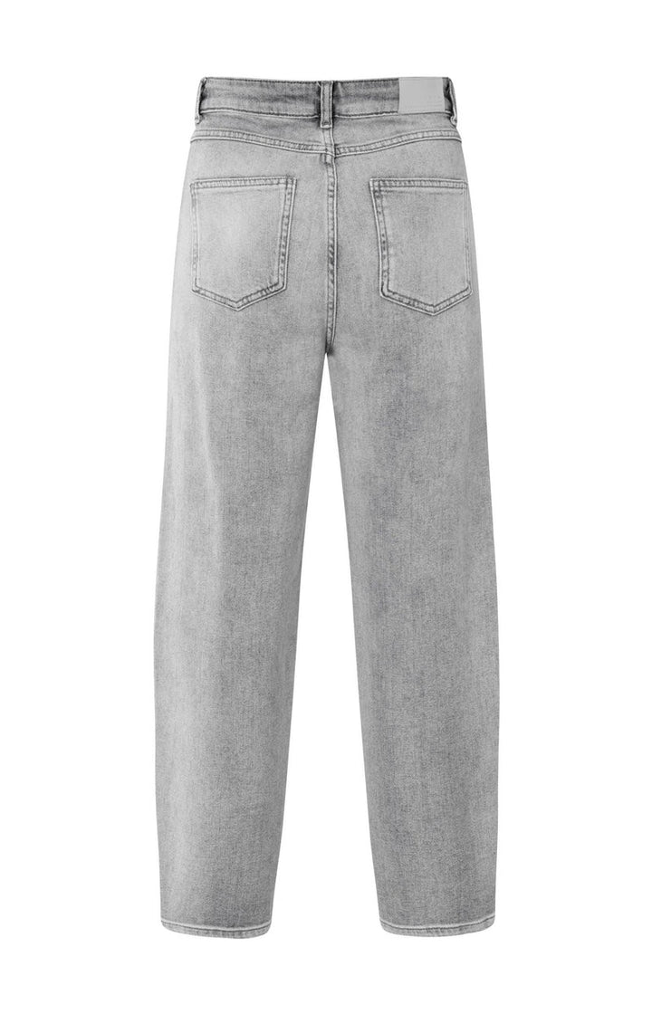 Loose Fit Hw Denim - Grey Denim