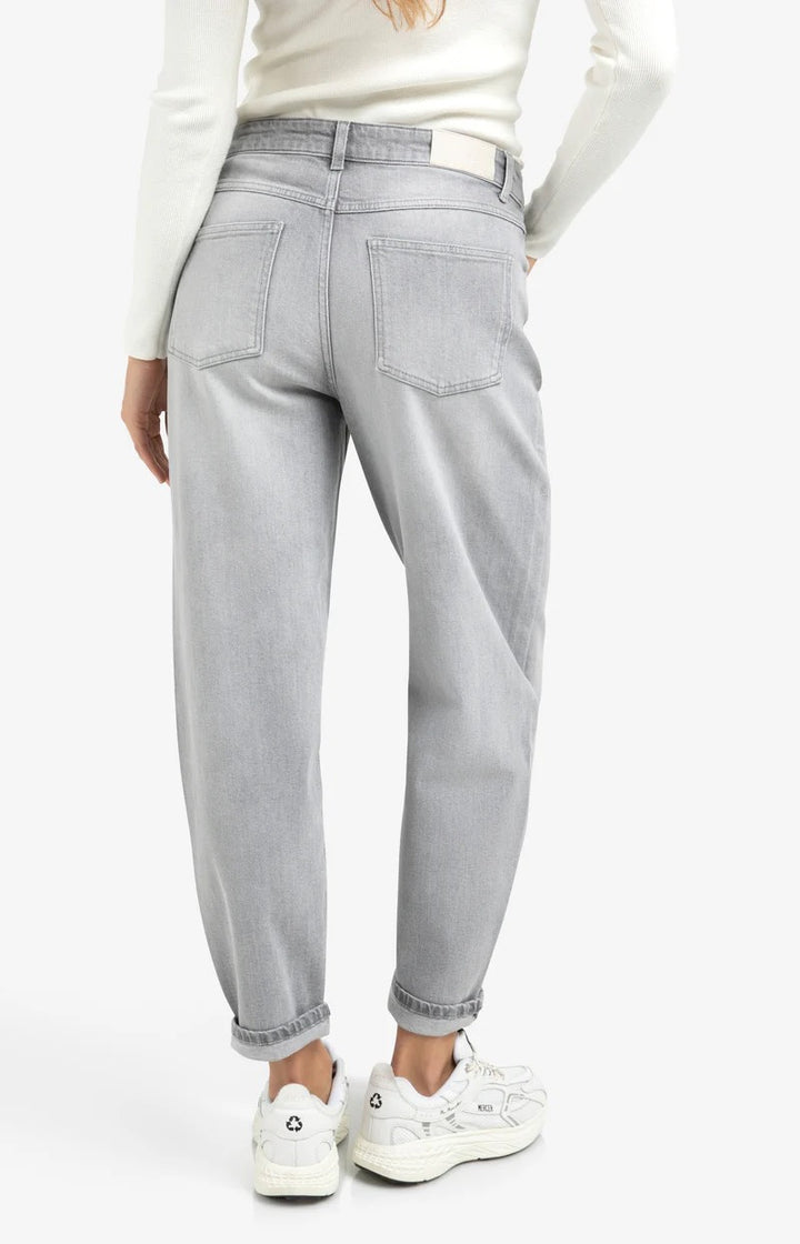 Loose Fit Hw Denim - Grey Denim