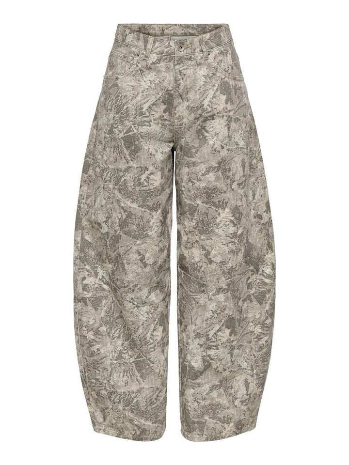 Onltaylor-banu Hw Camo Barrel Pant Pnt - Groen Dessin