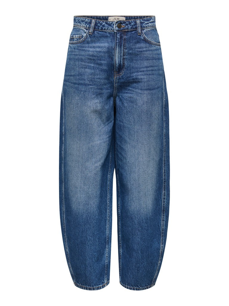 Jdysusie Mw Barrel Mb Jeans Dnm Noos - Blue Denim