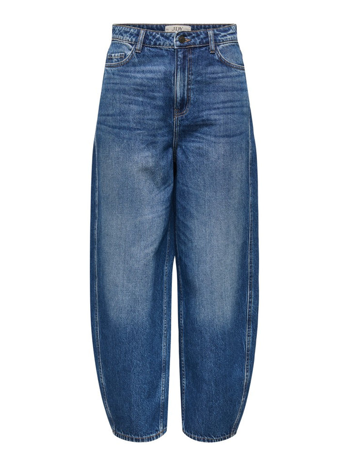 Jdysusie Mw Barrel Mb Jeans Dnm Noos - Blue Denim