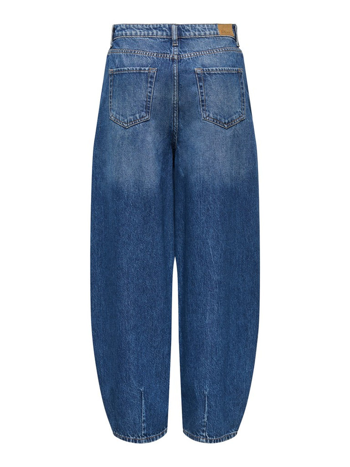 Jdysusie Mw Barrel Mb Jeans Dnm Noos - Blue Denim