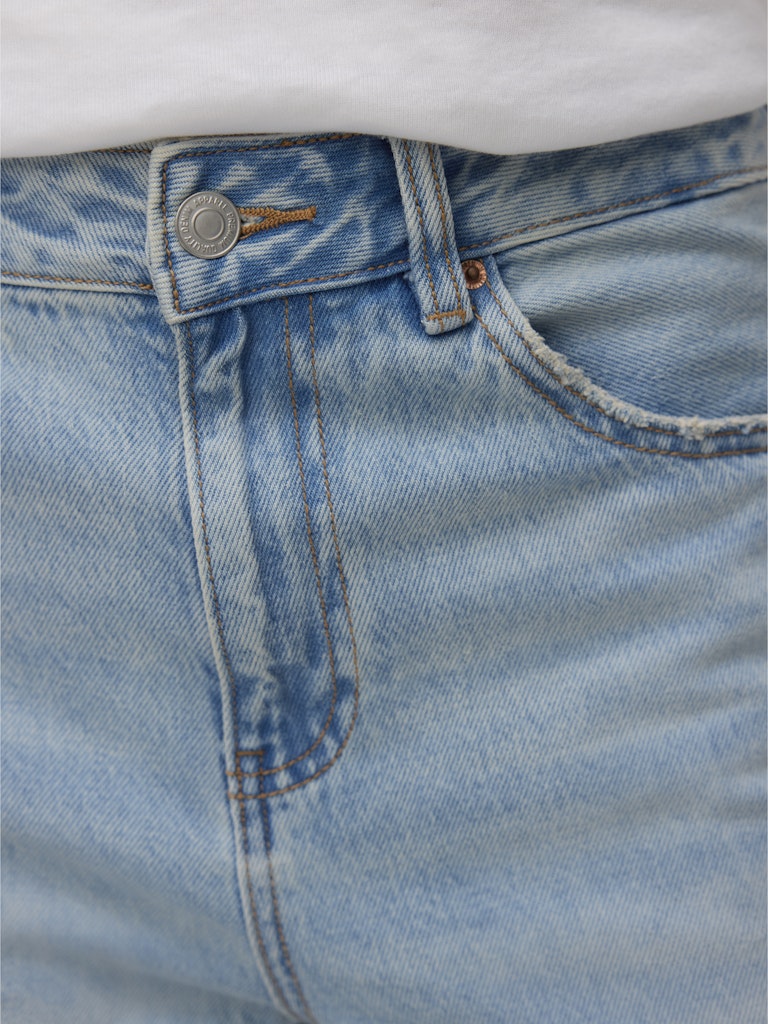 Vmbillie Hr Barrel Ank Jeans Mix Ga Noos - Blue Denim