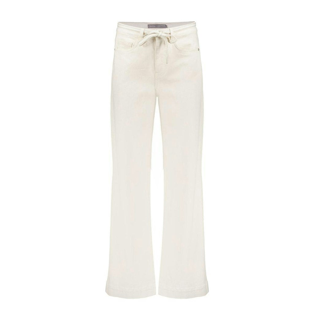 Jeans Wide Linen Mix - Ecru