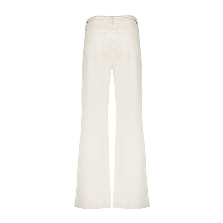 Jeans Wide Linen Mix - Ecru