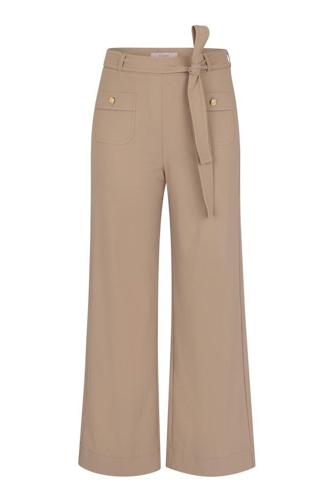 13438 Penny Bonded Trouser - Zand