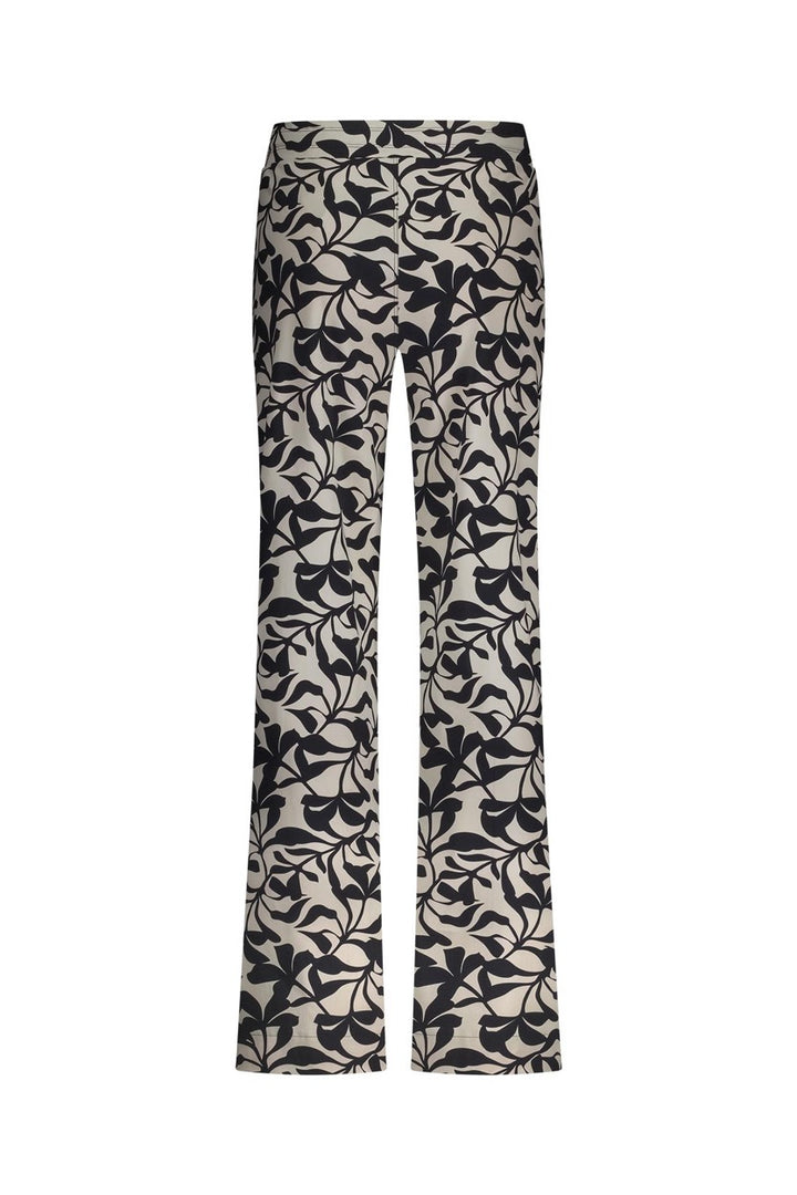 Abigail Leafs Trousers - Ecru Dessin