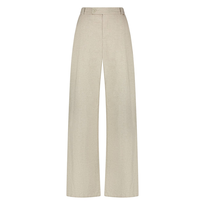 Eline Pants - Ecru Dessin