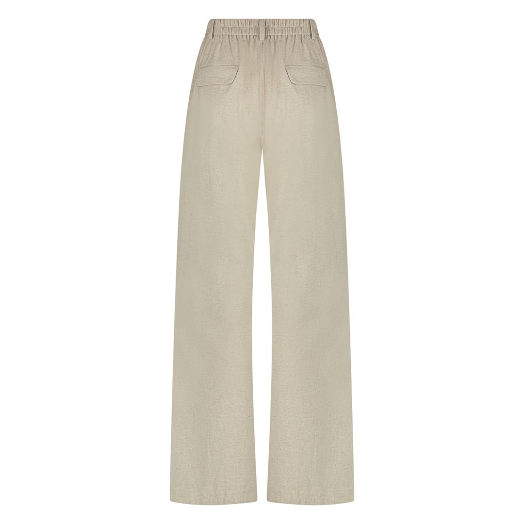 Eline Pants - Ecru Dessin