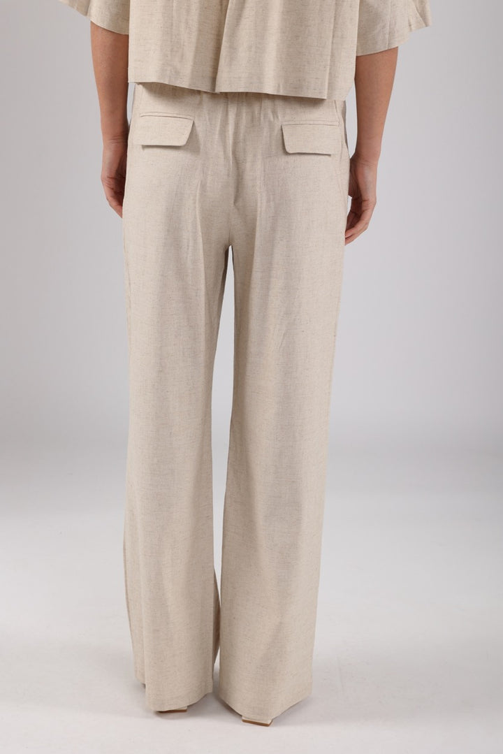 Eline Pants - Ecru Dessin