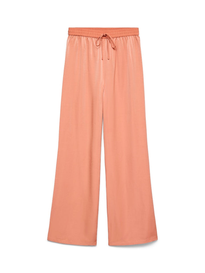 Vmlina Hw Loose Pant Wvn - Oranje