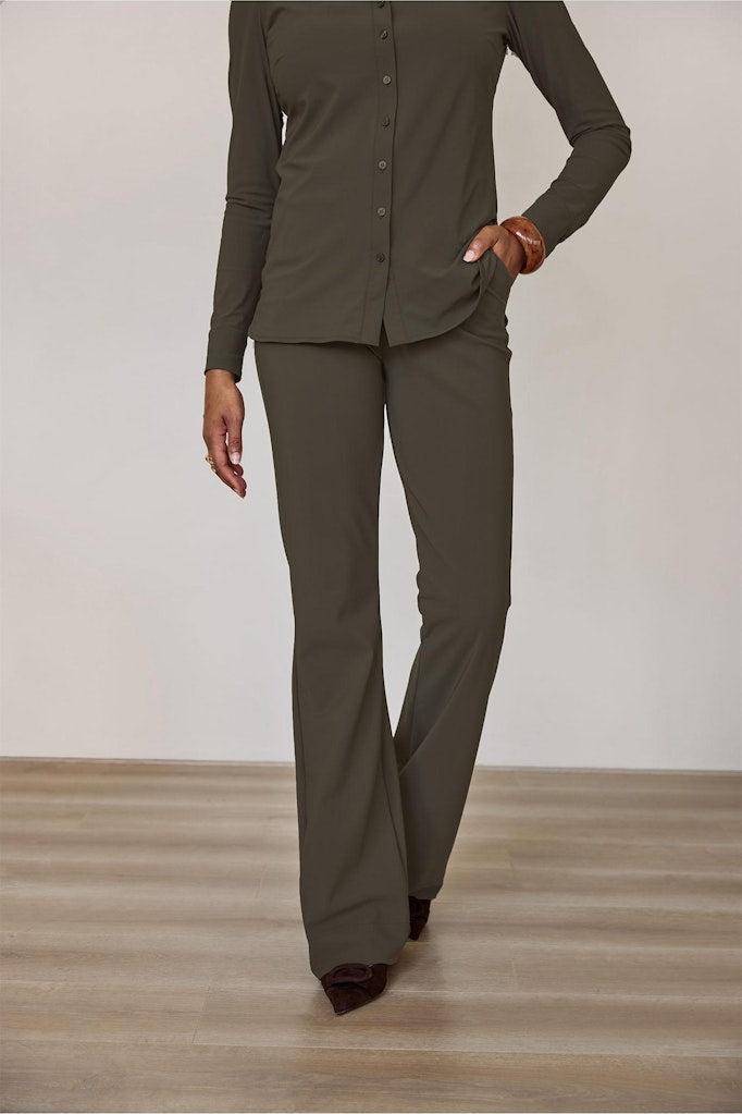 Flair Bonded Trousers - Army