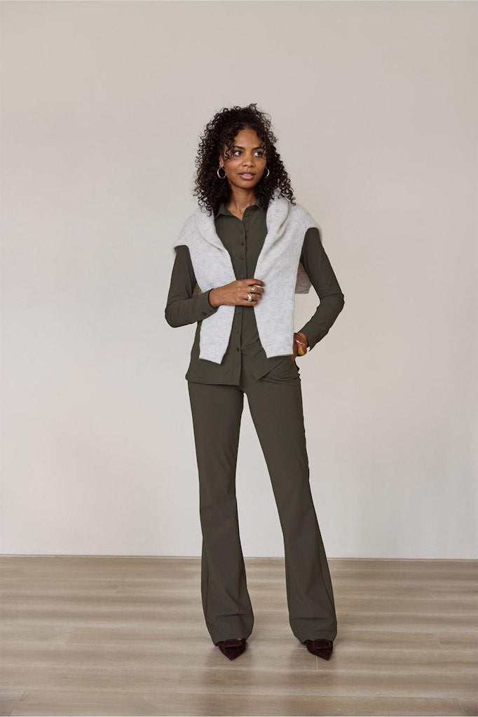 Flair Bonded Trousers - Army