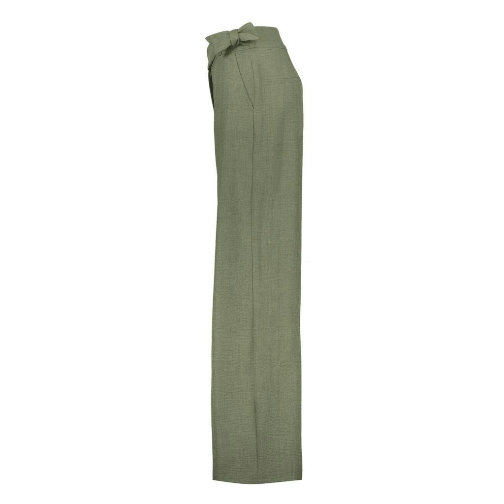 Pants With Strap - Groen Dessin