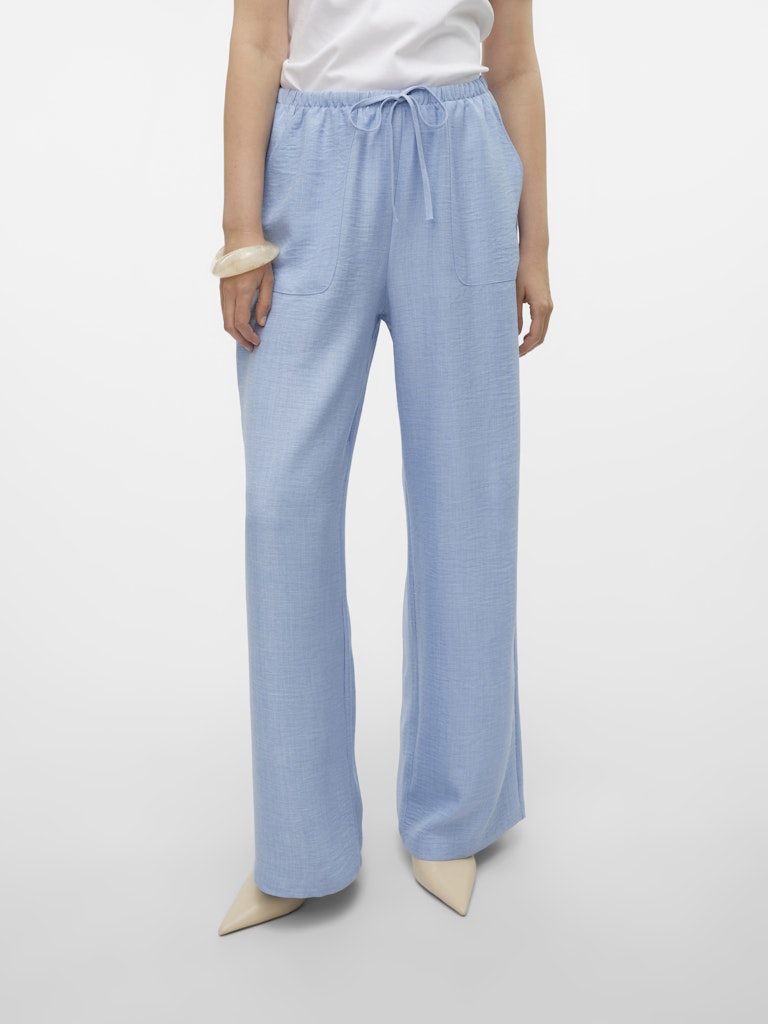 Vmmelaney Hw Loose Pant - Lichtblauw