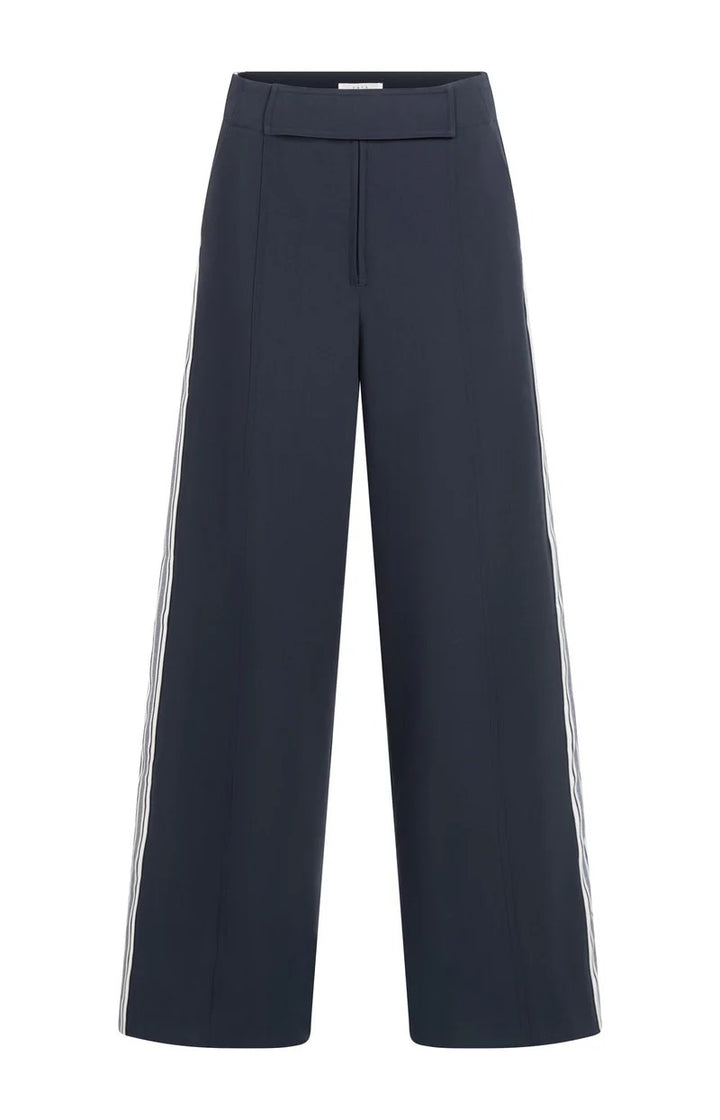 High Waist Wide Leg Trousers W - Rafblauw