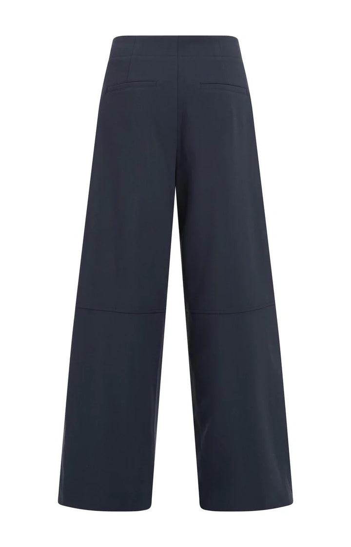 High Waist Wide Leg Trousers W - Rafblauw