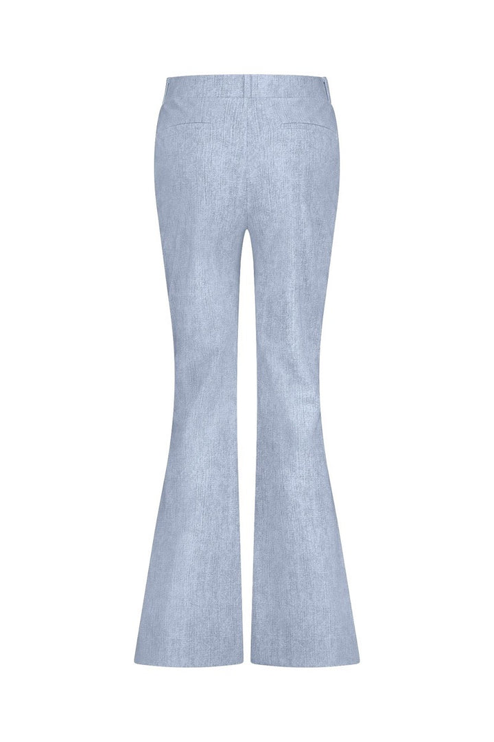 Flair Bnd Denim Trousers - Blue Denim