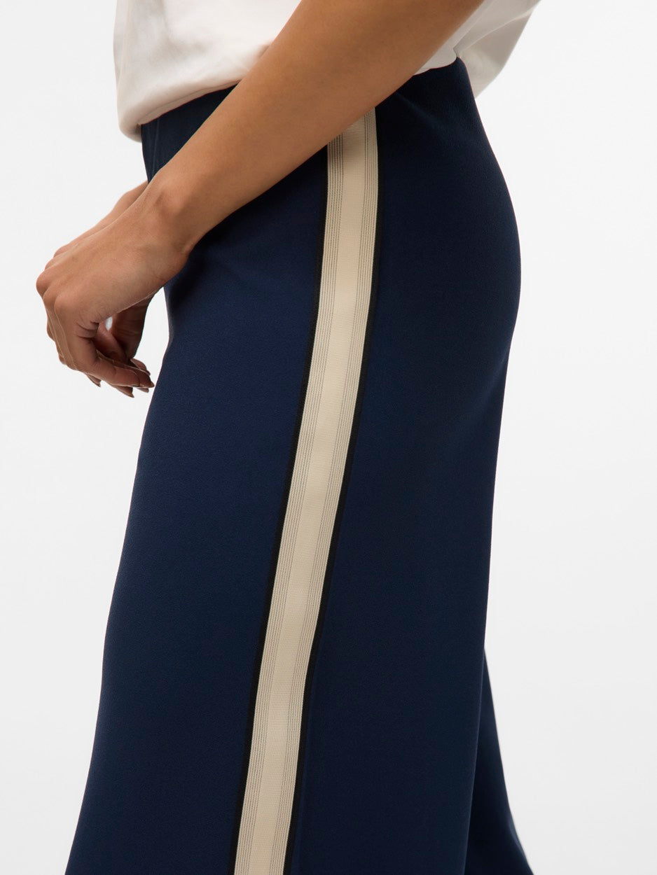 Vmberlin Mw Wide Panel Pants - Navy
