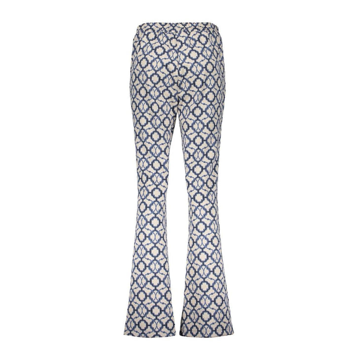 Pants Jaqcuard - Blauw Dessin