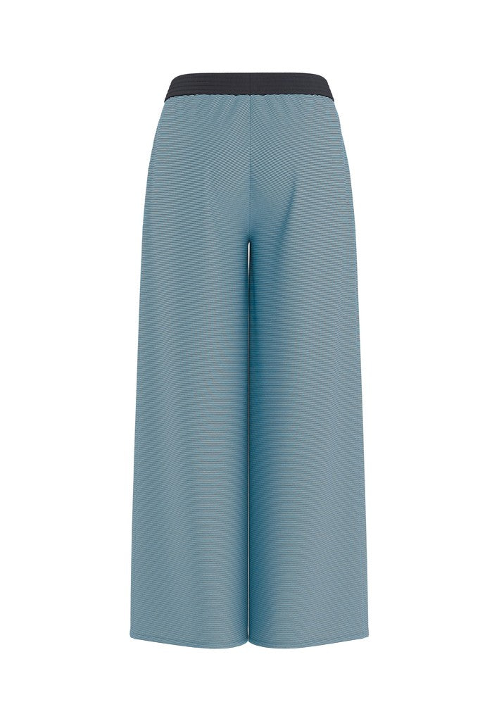 Hdpaige Mw Wide Pants - Blauw Dessin