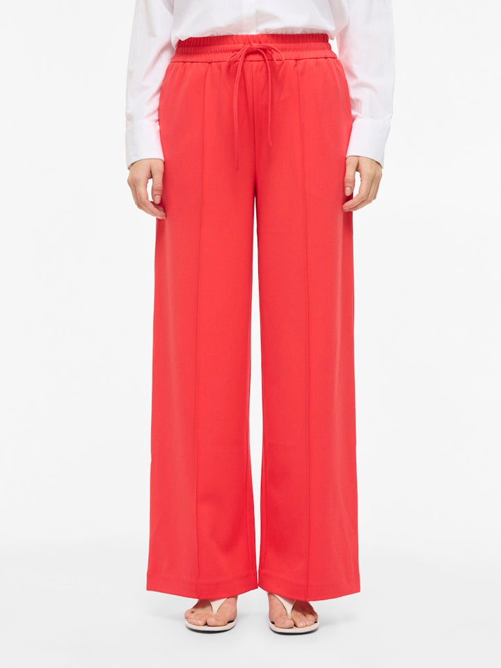 Viclua Hw Wide Pants-noos - Koraal Rood