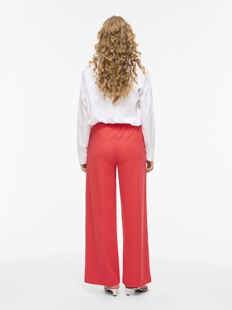 Viclua Hw Wide Pants-noos - Koraal Rood