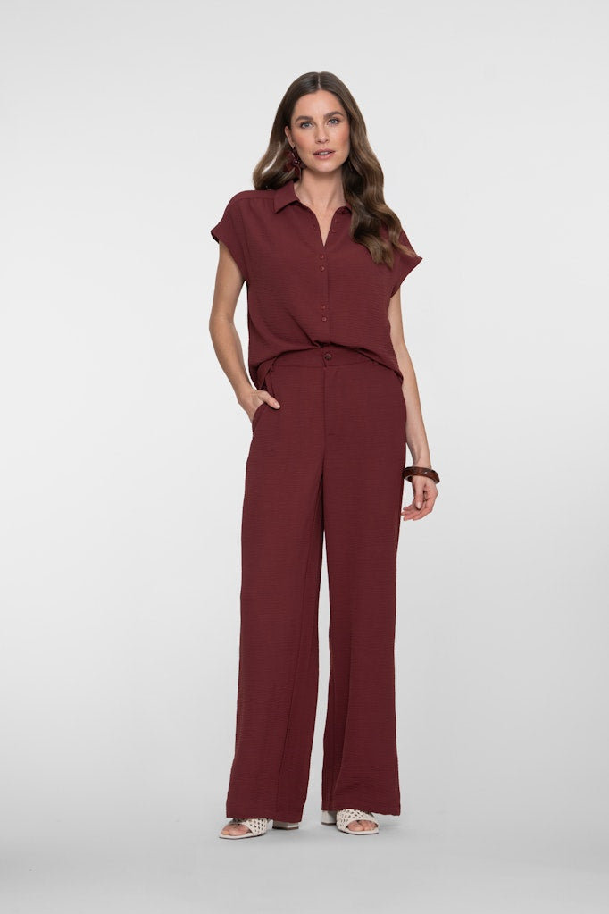 Pants Crinckle - Bordeaux