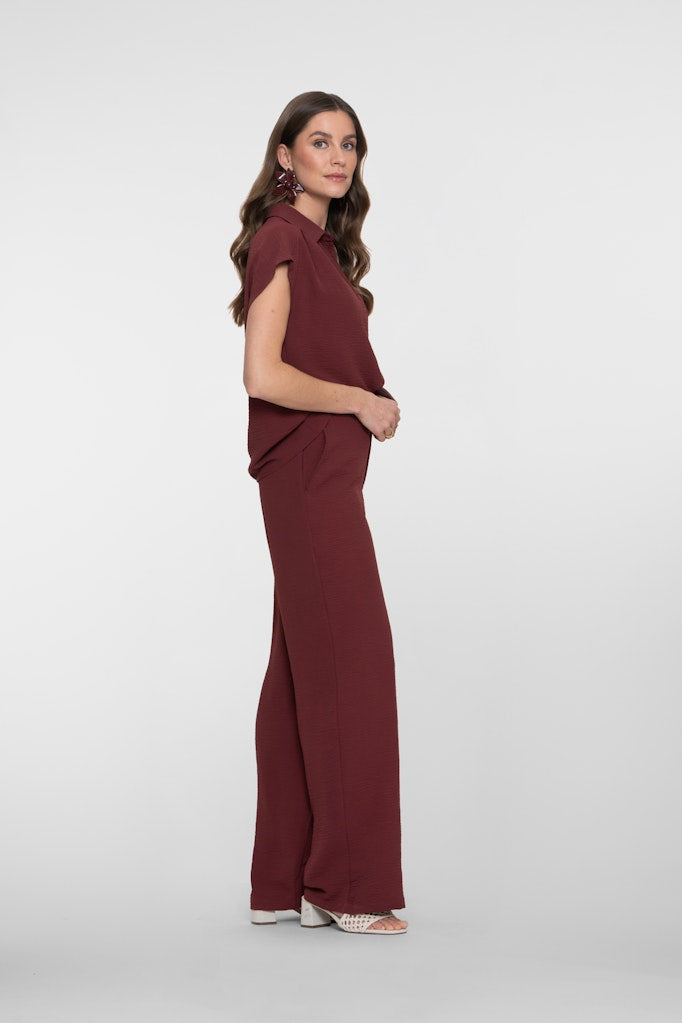 Pants Crinckle - Bordeaux