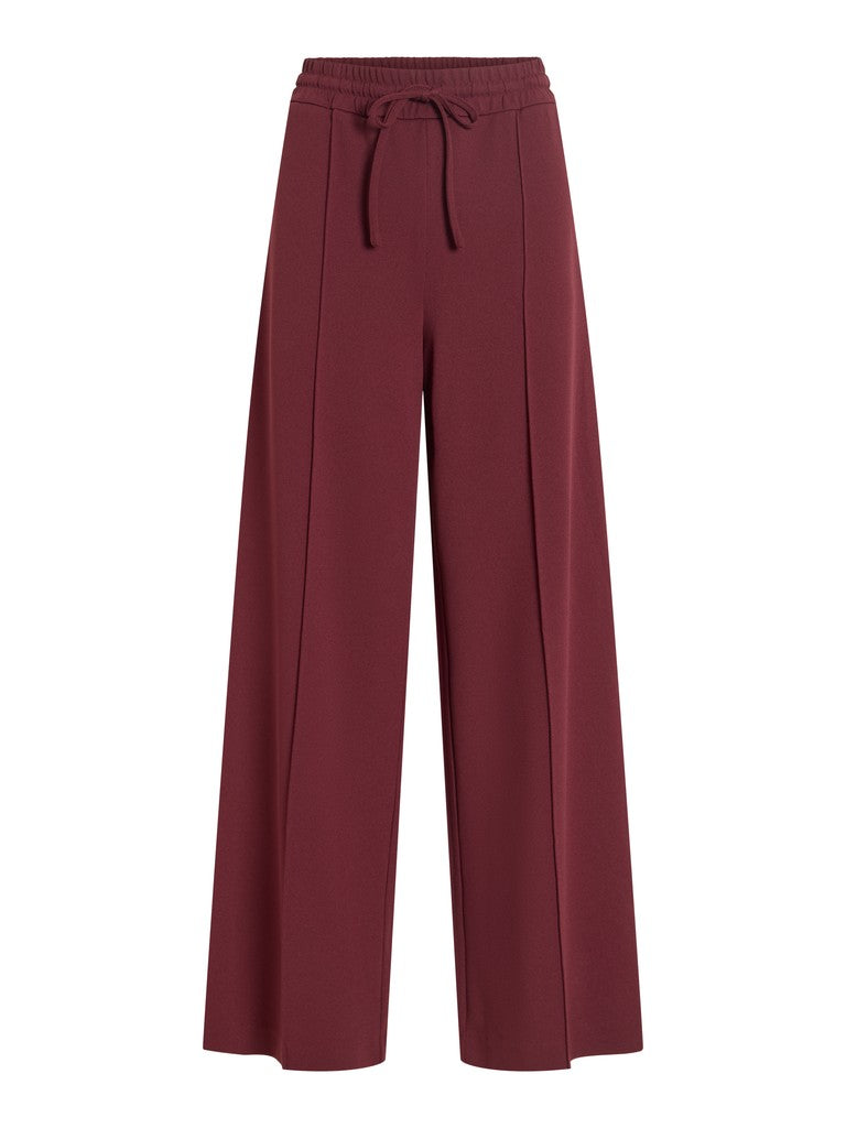 Viclua Hw Wide Pants-noos - Bordeaux