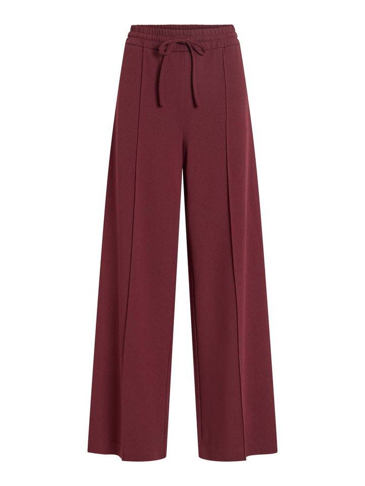 Viclua Hw Wide Pants-noos - Bordeaux