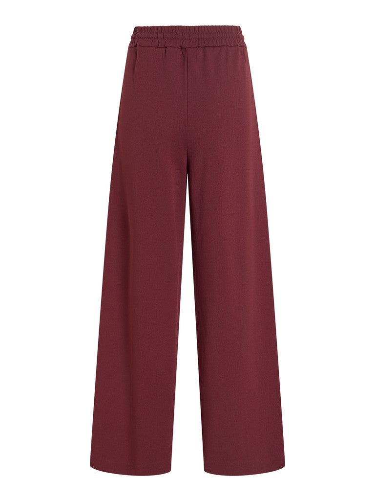 Viclua Hw Wide Pants-noos - Bordeaux