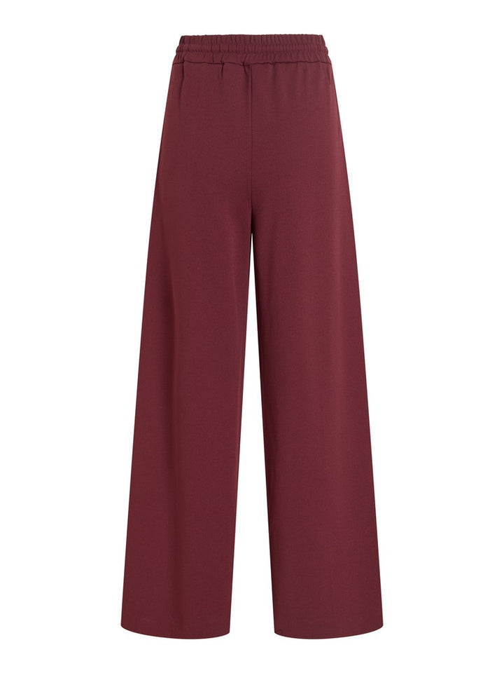 Viclua Hw Wide Pants-noos - Bordeaux