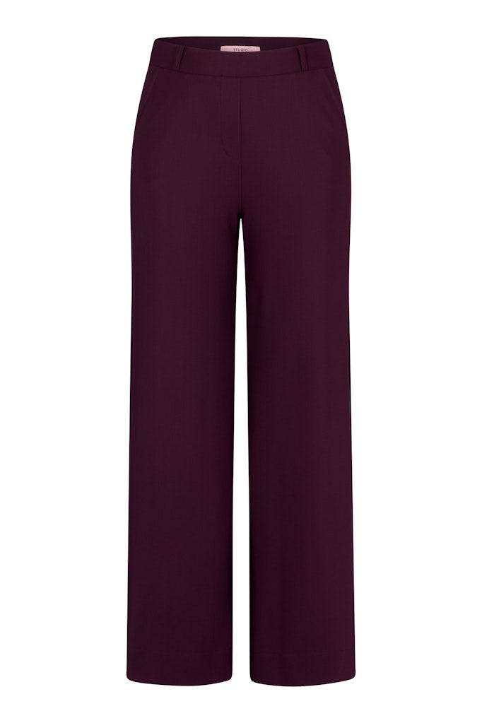 Lexie Bonded Trousers - Bordeaux