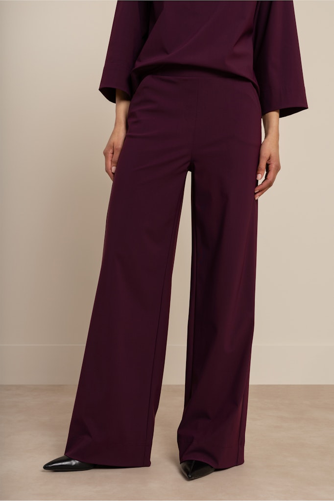 Lexie Bonded Trousers - Bordeaux