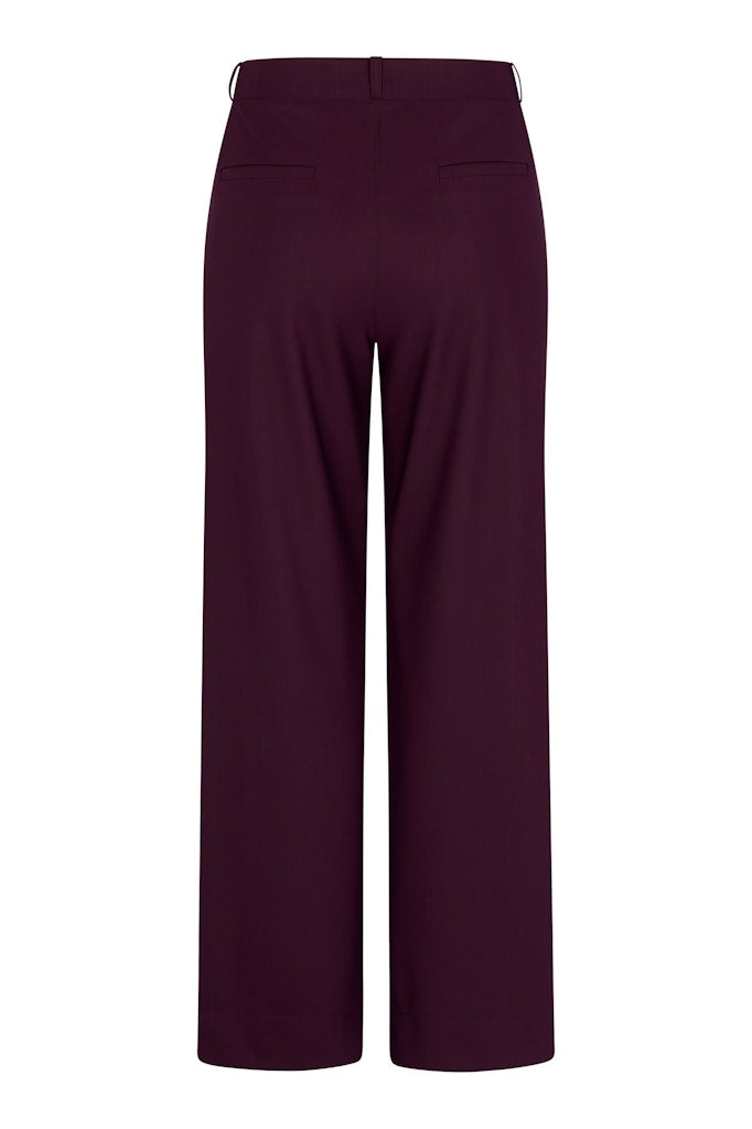 Lexie Bonded Trousers - Bordeaux