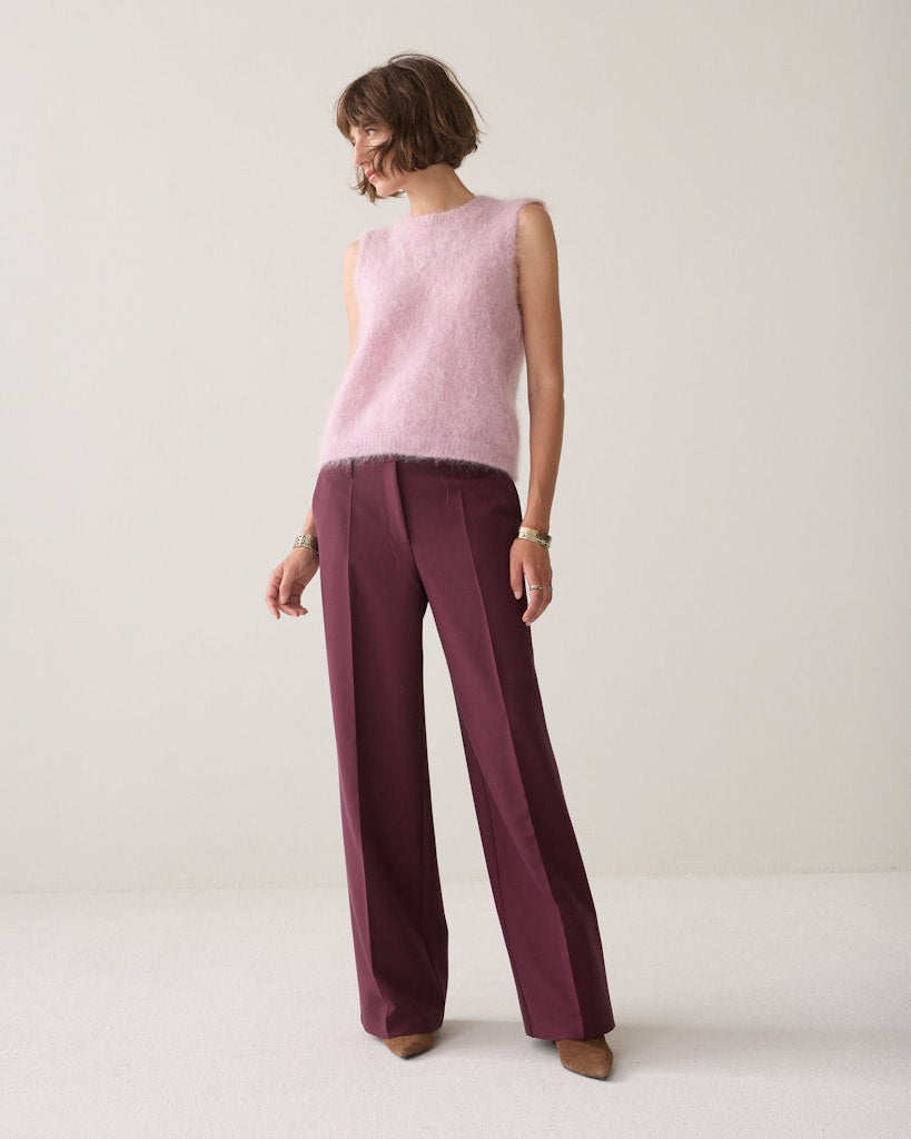 Trousers Foam Uni - Bordeaux