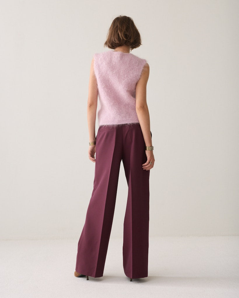 Trousers Foam Uni - Bordeaux