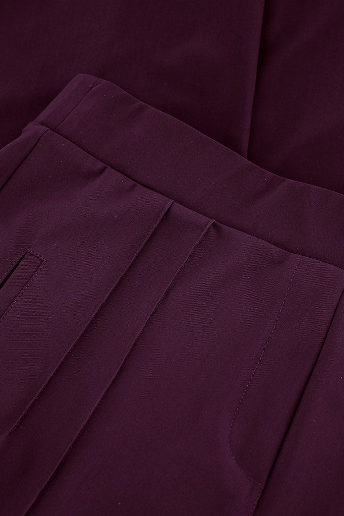 Roison Bonded Trouser - Aubergine