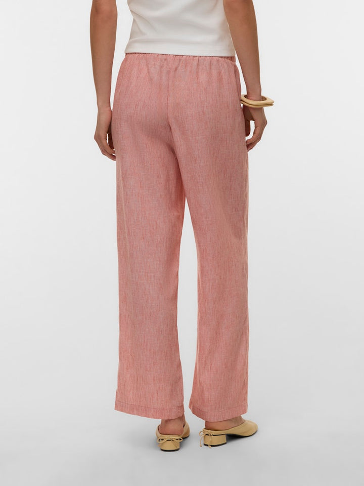 Vmcharline Hw Trousers Exp - Oud Roze