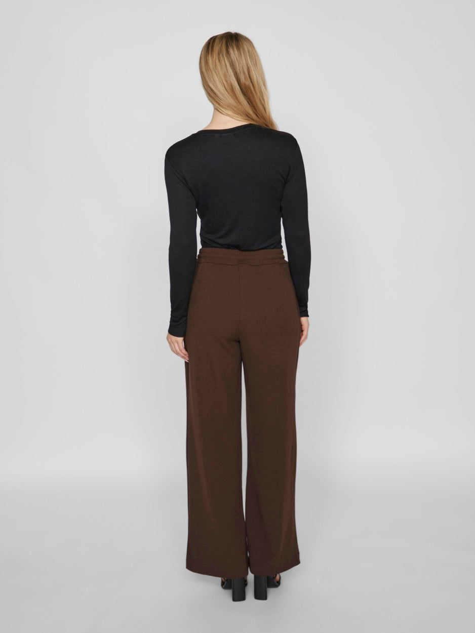 Viclua Hw Wide Pants-noos - Bruin