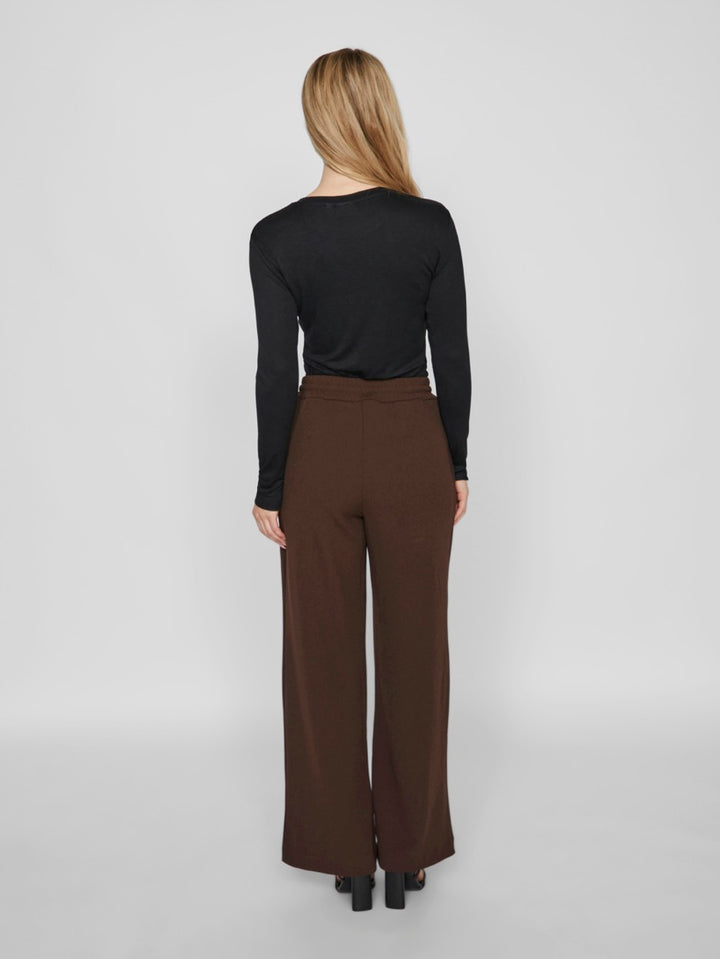 Viclua Hw Wide Pants-noos - Bruin